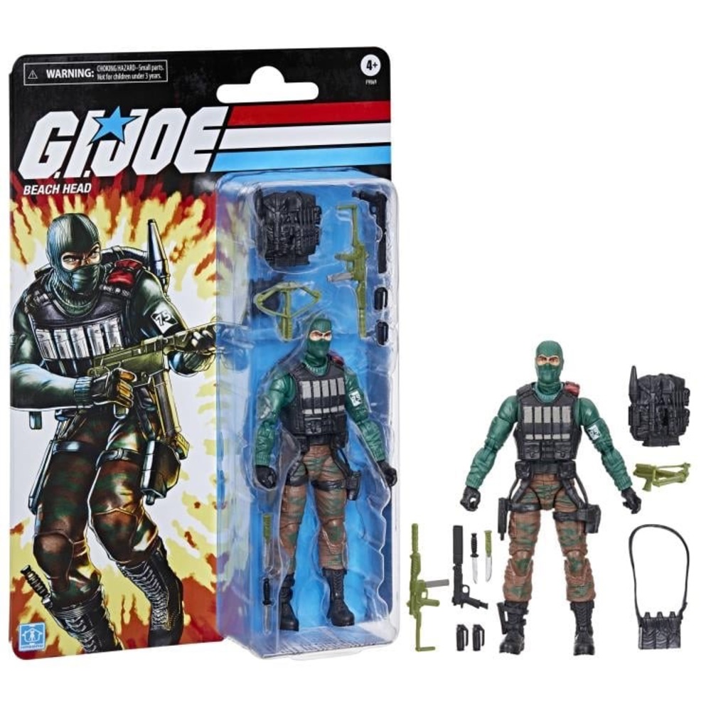 G.I. Joe Classified Series Retro Beach Head 6" Action Figure NEW 2024